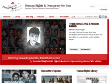 Tablet Screenshot of iranrights.org